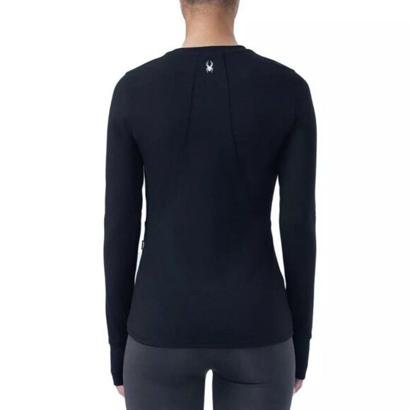 SPYDER Active Women XL Long Sleeve Pullover Activewear Pocket Shirt Thumb Hole - Picture 4 of 8
